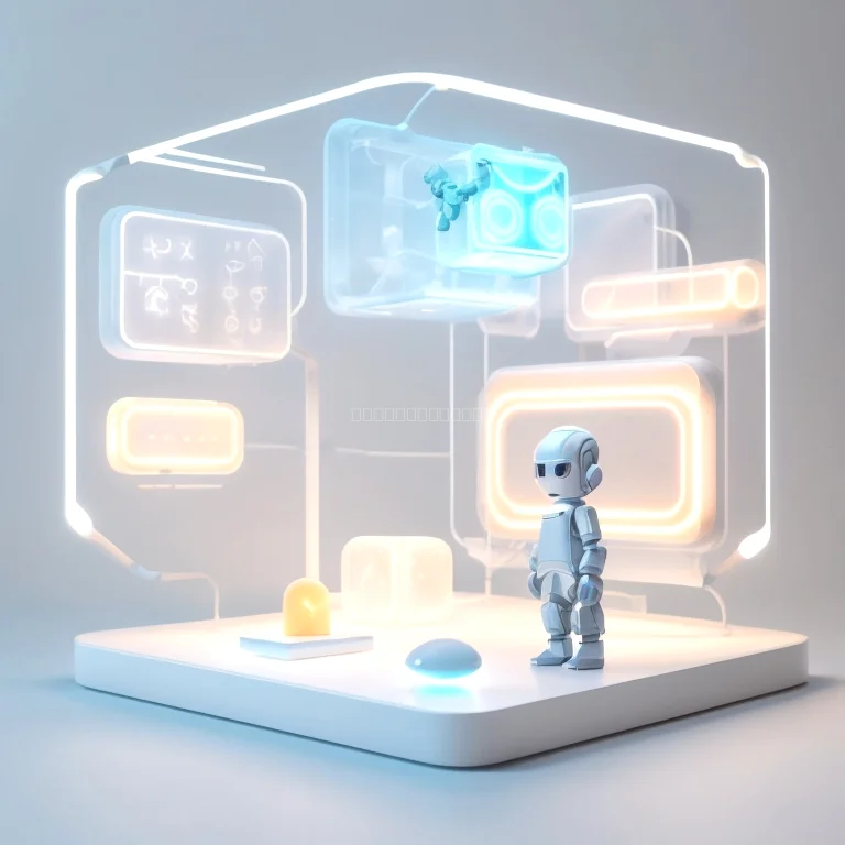 Roboterfreunde mit KI-Charakter